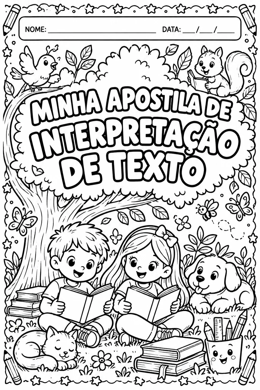 Interpretação de Texto 3º Ano – Atividades com Gabarito — Português para 3º ano: Apostila de interpretação de texto para o…