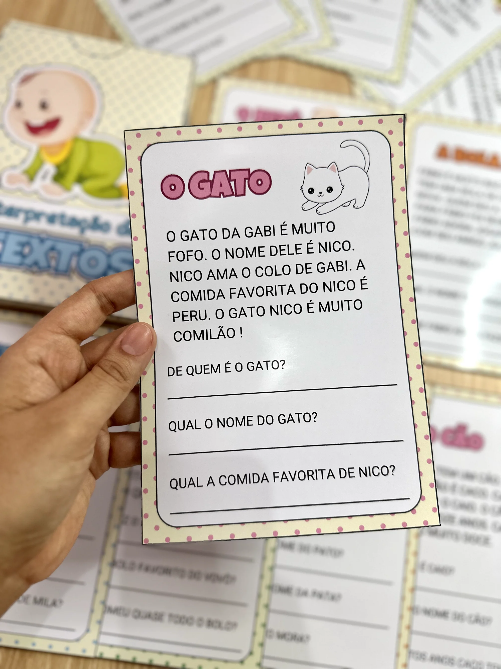 Interpretação de textos - 12 textos curtos leitura e interpretação — amostra 1: O arquivo "Interpretação de textos" inclui…