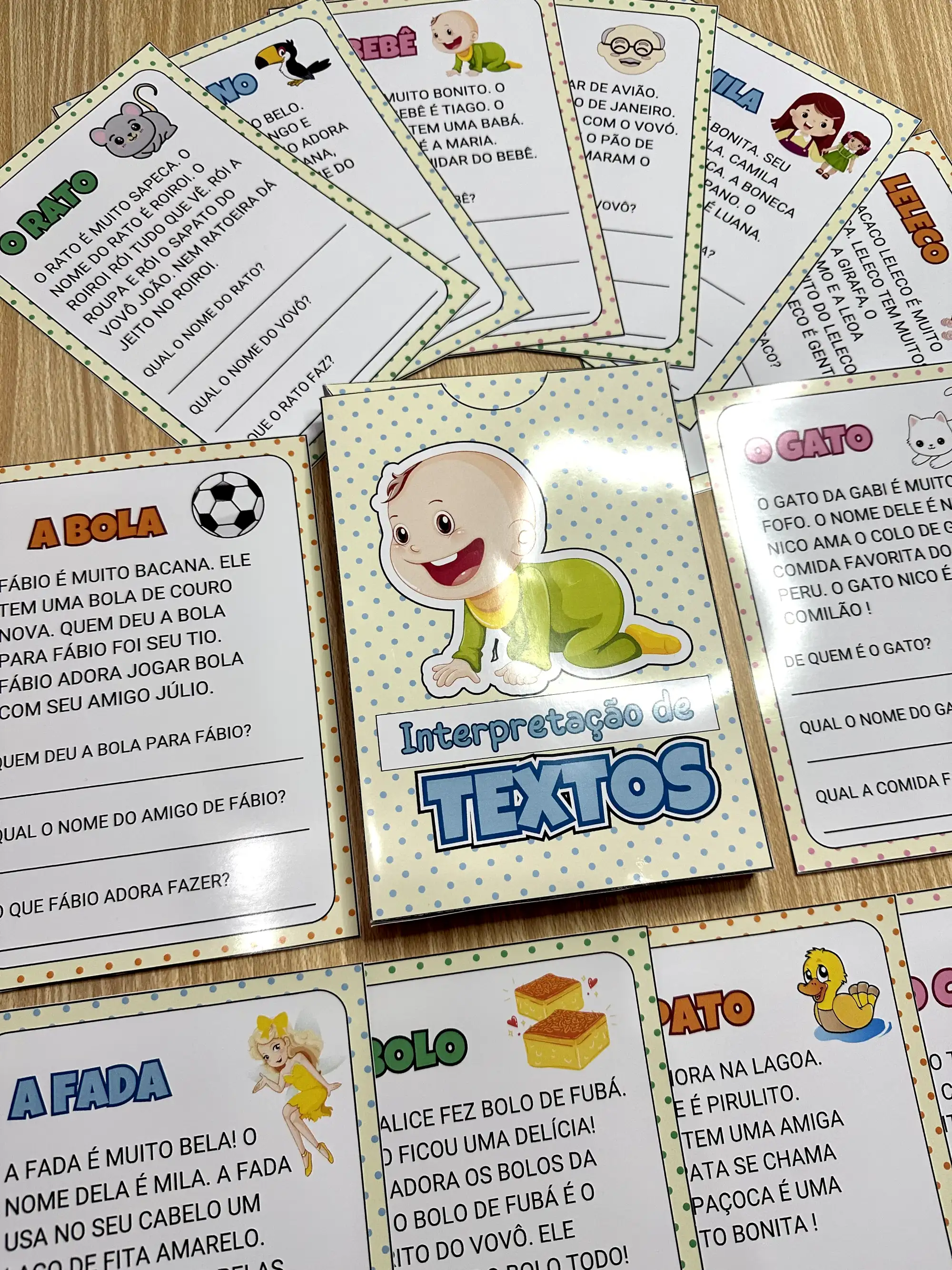 Interpretação de textos - 12 textos curtos leitura e interpretação — amostra 5: compreensão leitora. O arquivo também…