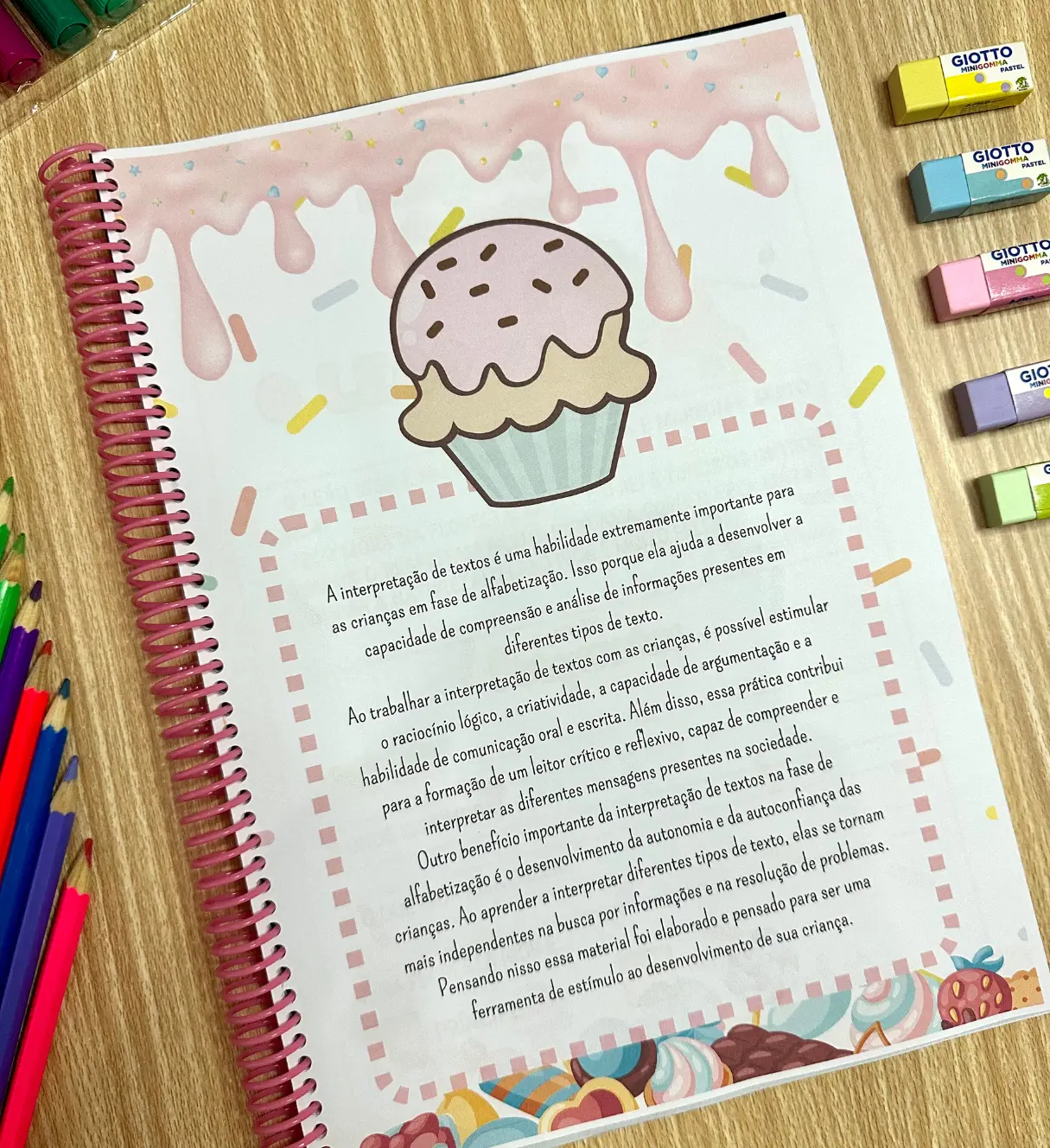 Interpretação de Textos: Apostila com 19 Leituras Curtas — amostra 1: Interpretação de textos para a alfabetização