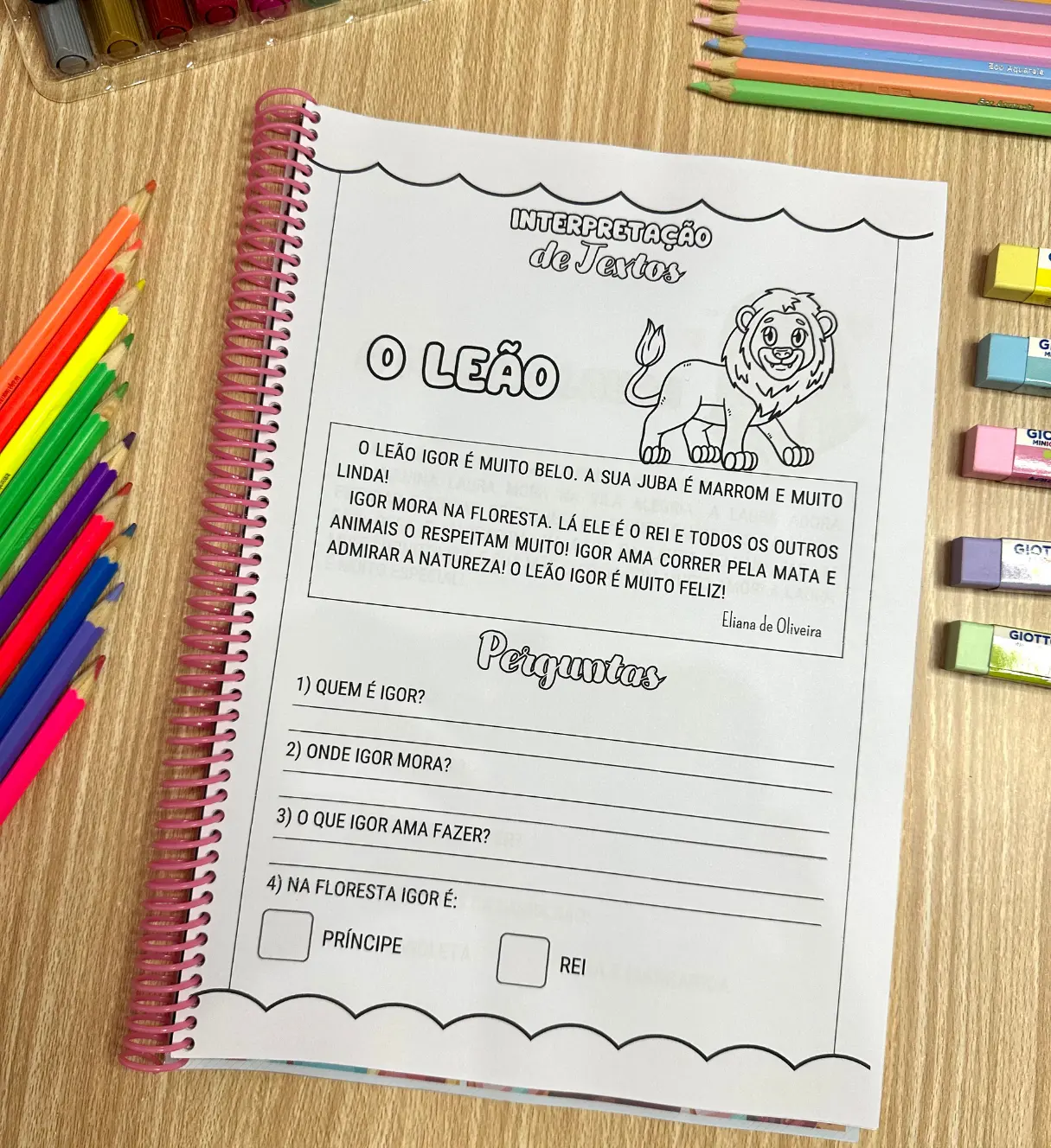 Interpretação de Textos: Apostila com 19 Leituras Curtas — amostra 3: Como usar em sala de aula