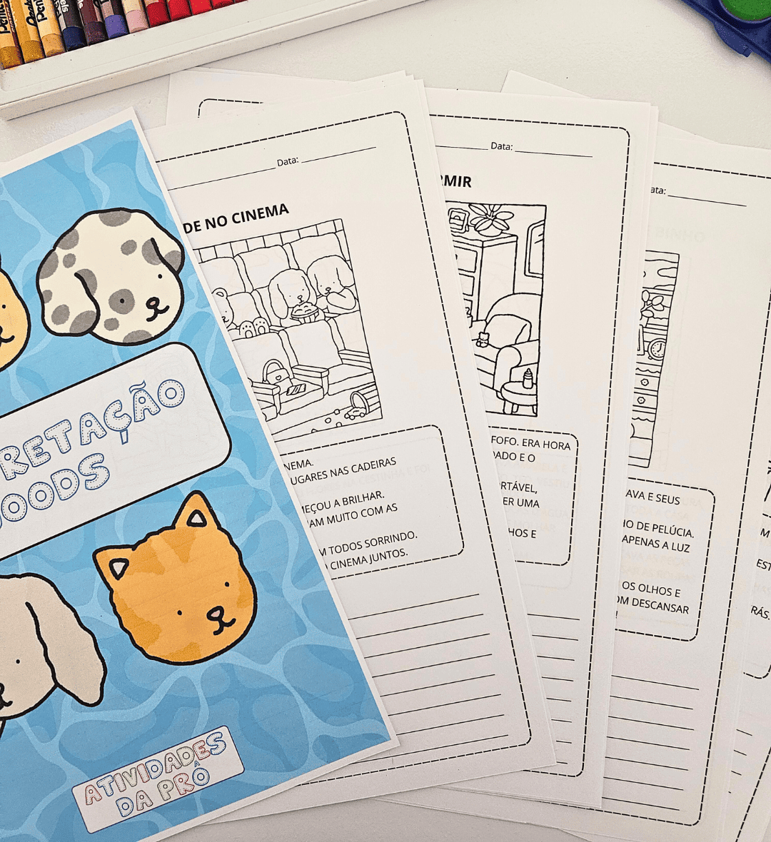 Interpretação de textos com tema Bobbie Goods para alfabetização — amostra 3: Como usar em sala de aula