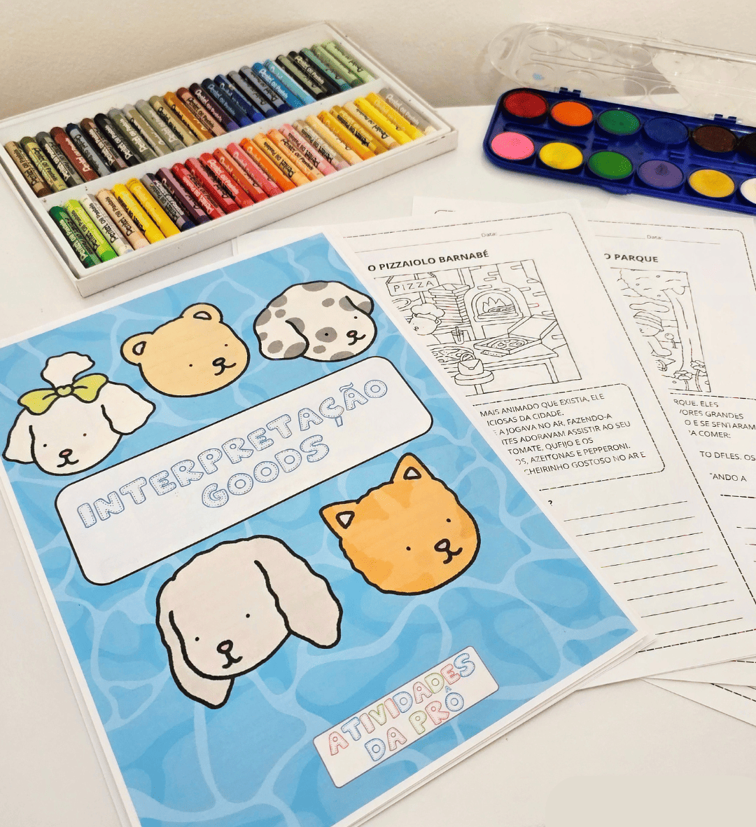 Interpretação de textos com tema Bobbie Goods para alfabetização — amostra 6: Trabalhe leitura e compreensão na…