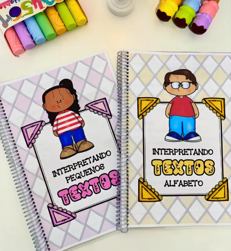 Interpretação de Textos Curtos: 2 Apostilas para Alfabetização — Alfabetização para Educação Infantil: Trabalhe a…