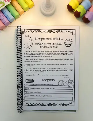 Interpretando Fábulas: Atividades de Interpretação em PDF — capa do material