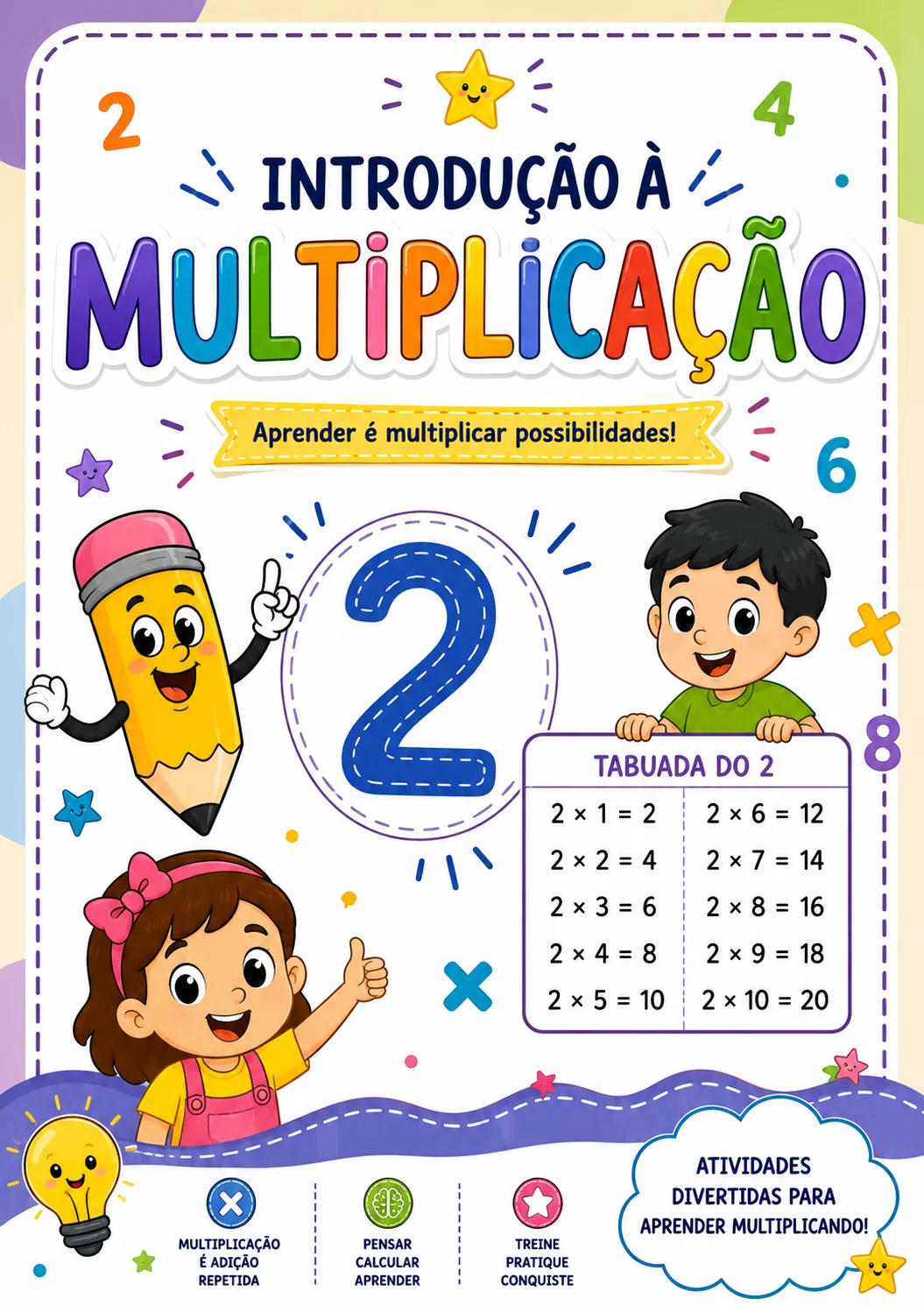 Introdução à Multiplicação – Atividades para o 3º Ano — capa do material