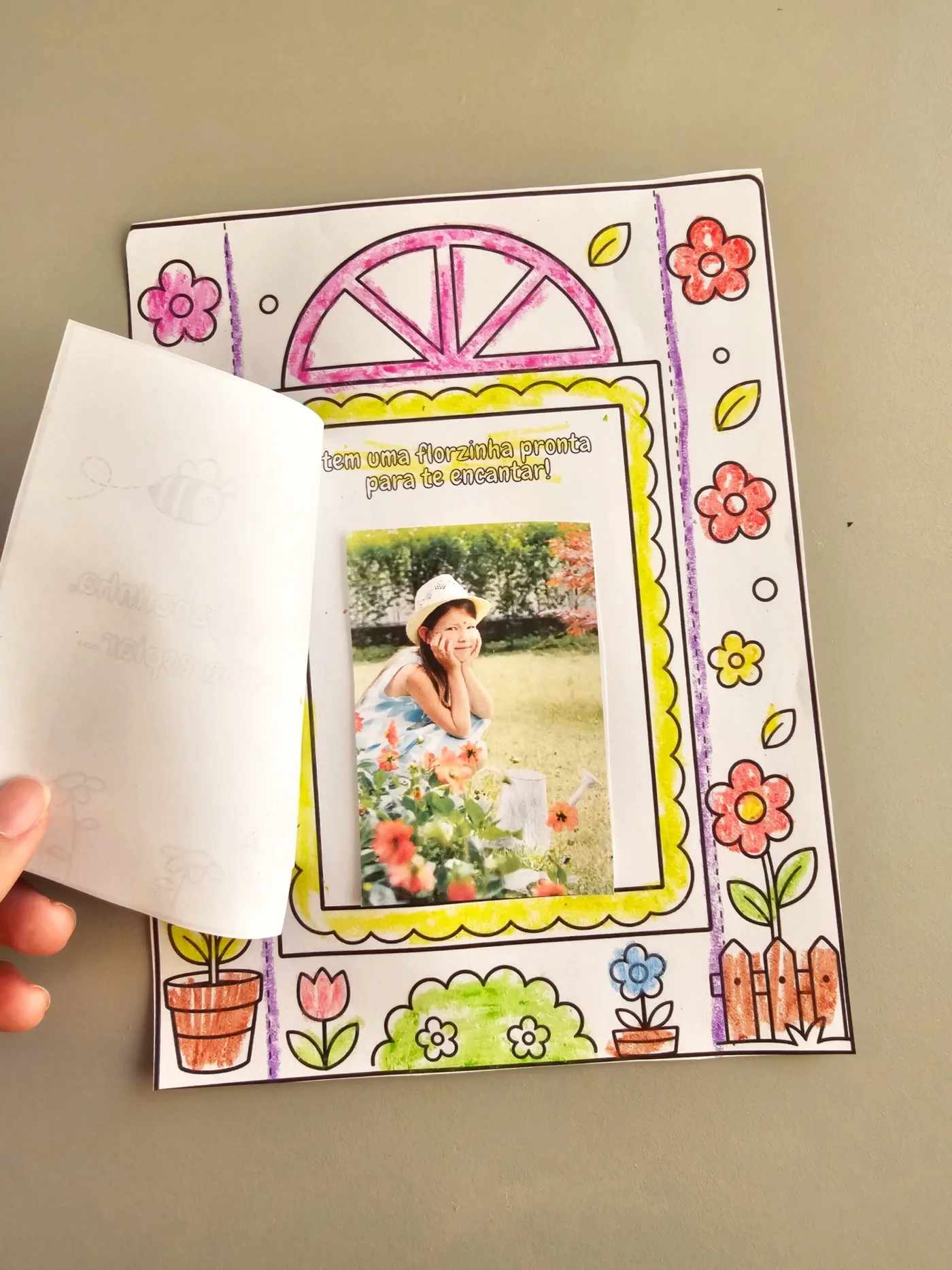 Janelinha da primavera — amostra 1: 🌸 Janelinha da Primavera 🌸 Uma atividade encantadora para celebrar a Primavera