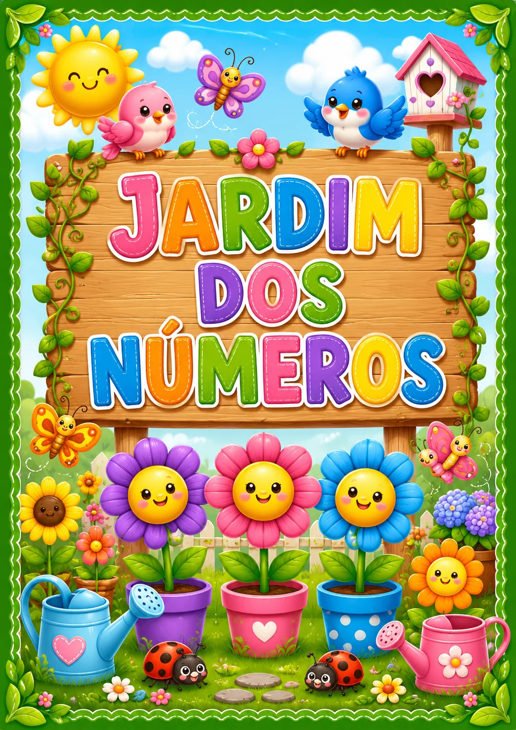 Jardim Dos Números: Matemática Anos Iniciais — amostra 1: JARDIM DOS NÚMEROS Um material lúdico, colorido e encantador para…