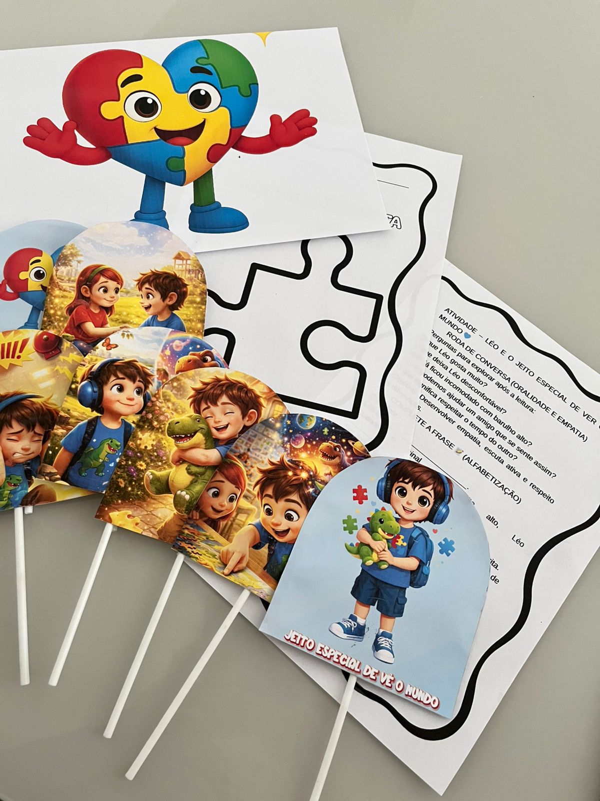 Jeito especial de ver o mundo - diversidade | Educação Infantil — capa do material