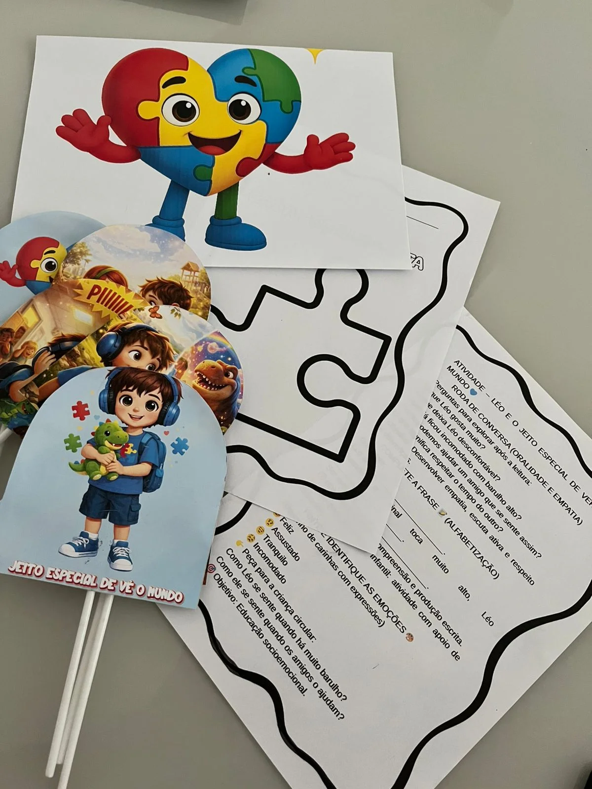 Jeito Especial de Ver o Mundo – Recurso Pedagógico sobre Autismo — amostra 1: Um material sensível, educativo e essencial…