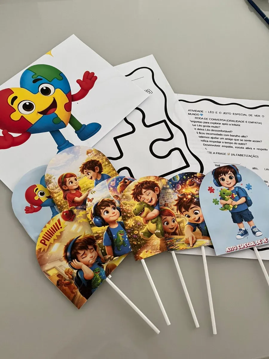 Jeito Especial de ver o Mundo - Recurso Pedagógico Autismo — amostra 1: 💙 Um material sensível, educativo e essencial para…