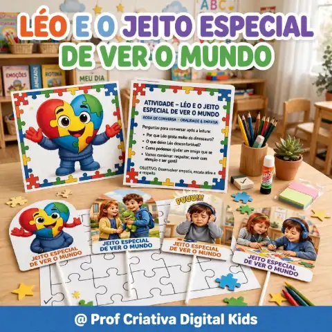 Jeito Especial de ver o Mundo - Recurso Pedagógico Autismo — capa do material