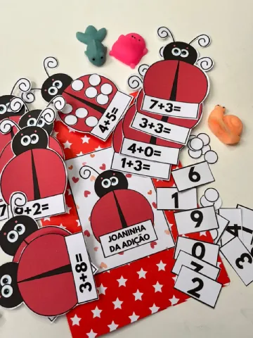 Joaninha das Adições - Matemática Anos Iniciais do Ensino Fundamental — amostra 4: 👉Aqui, a criança não decora contas