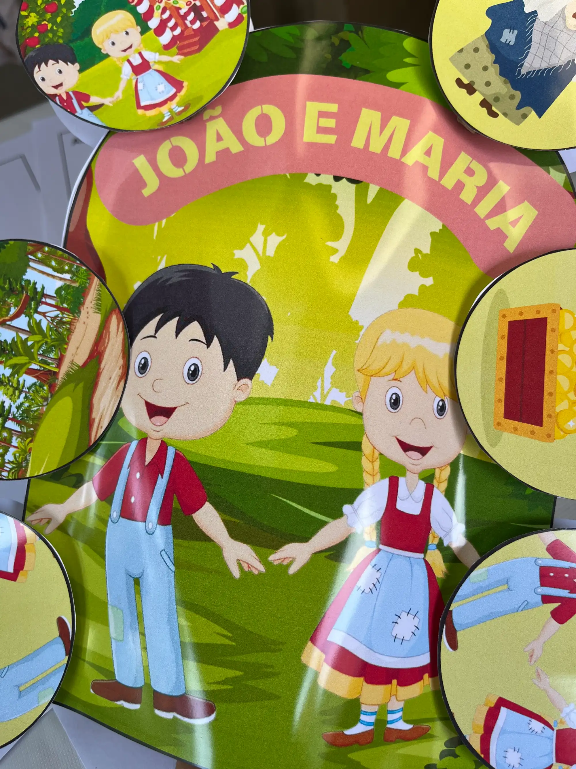 João e Maria – História e Atividades Pedagógicas — amostra 5: Material com 10 páginas sobre João e Maria, com história…