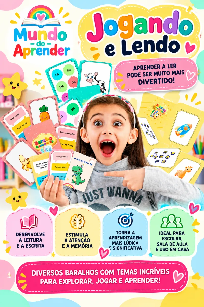 📚🎲Jogando e Lendo — Atividades para 1º ano: 📚🎲 E se aprender a ler parecesse mais uma brincadeira do que uma obrigação