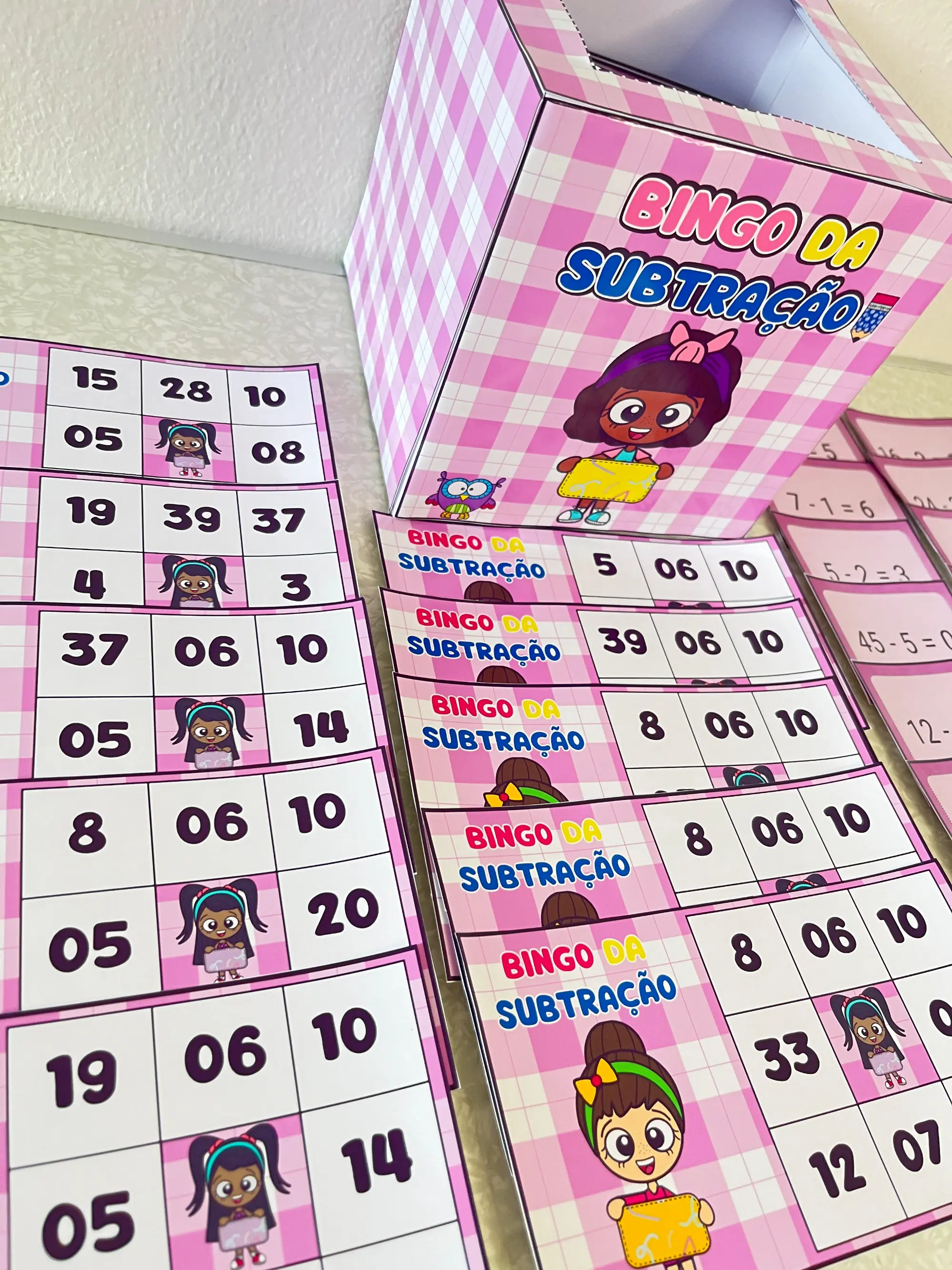 JOGO BINGO DA SUBTRAÇÃO – MATEMÁTICA BRINCANDO! ANOS INICIAIS — amostra 4: Transforme suas aulas de Matemática em momentos…