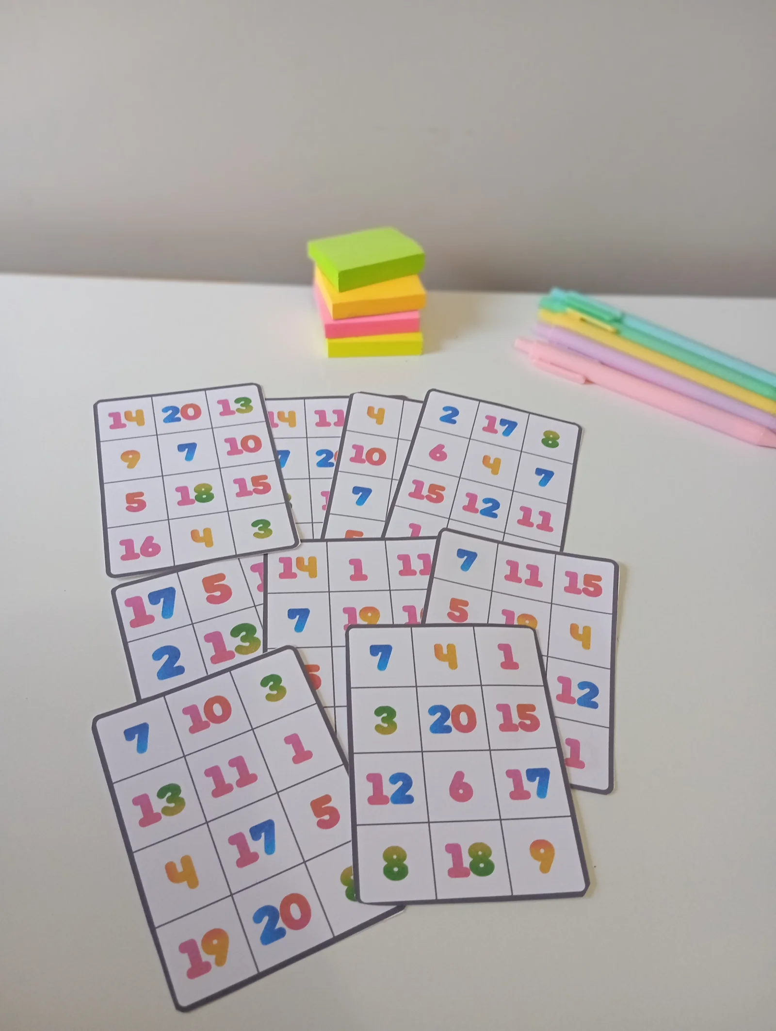 JOGO BINGO DE NÚMEROS - ALFABETIZAÇÃO MATEMÁTICA INICIAL — amostra 7: Uma atividade lúdica para trabalhar reconhecimento…