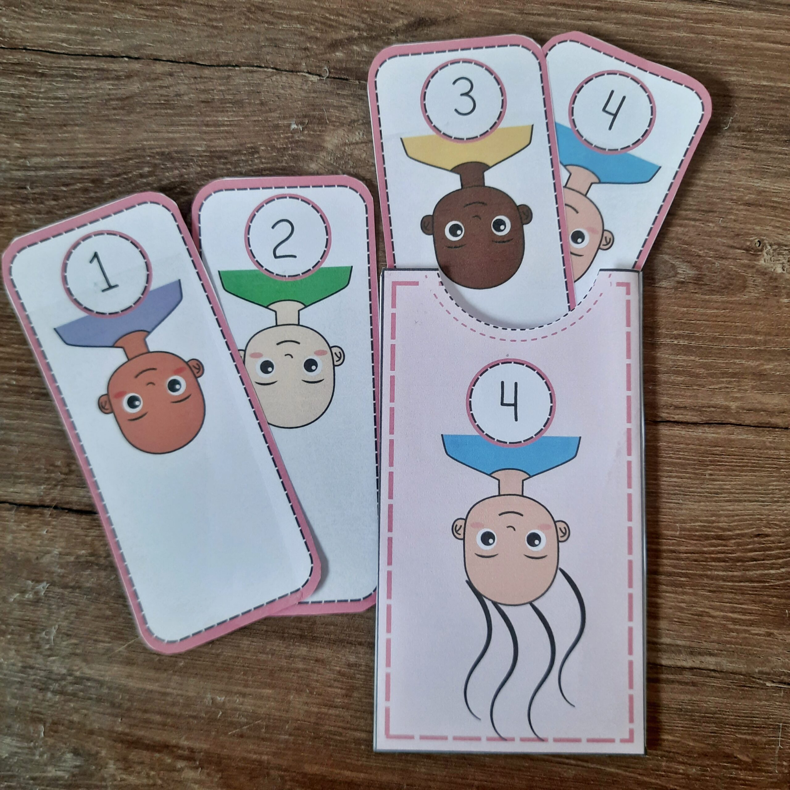 Jogo Cabelinho Maluco – Material Pedagógico — amostra 1: O que vem no material