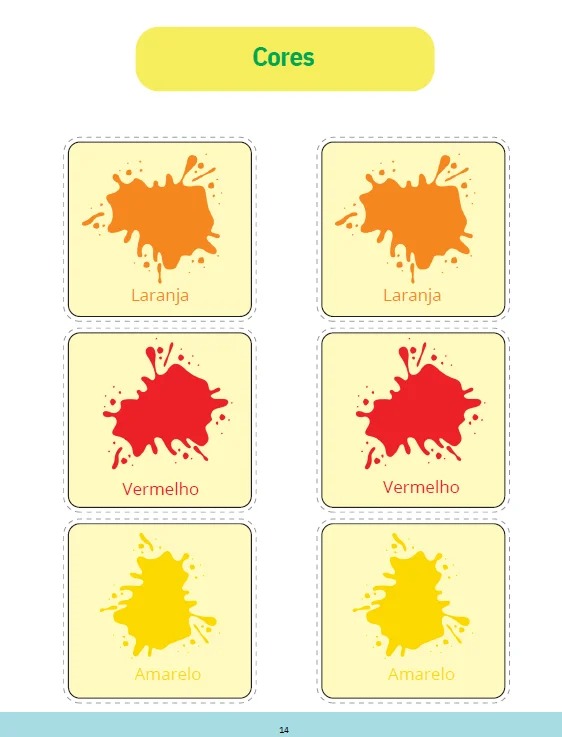JOGO CARTAS COMBINADAS - ATIVIDADE LÚDICA — amostra 3: Um jogo de cartas combinadas para trabalhar memória, atenção,…
