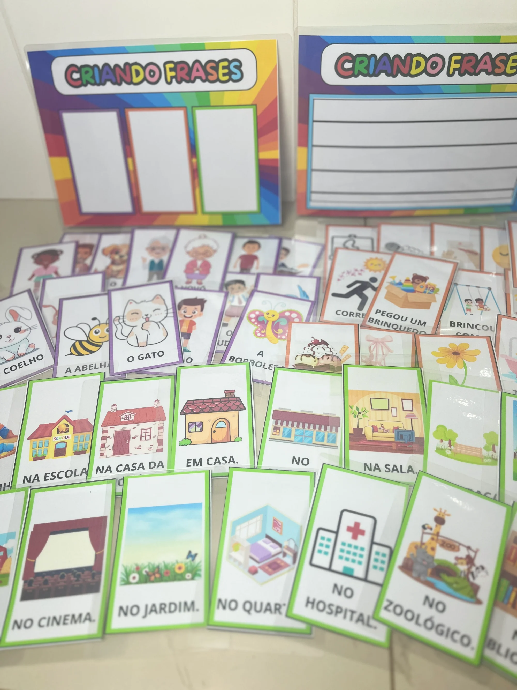 JOGO: Criando Frases - Vamos montar frases? — amostra 1: Objetivo: Estimular a construção de frases completas de forma… JOGO: Criando Frases - Vamos montar frases? — amostra 1: Objetivo: Estimular a construção de frases completas de forma…
