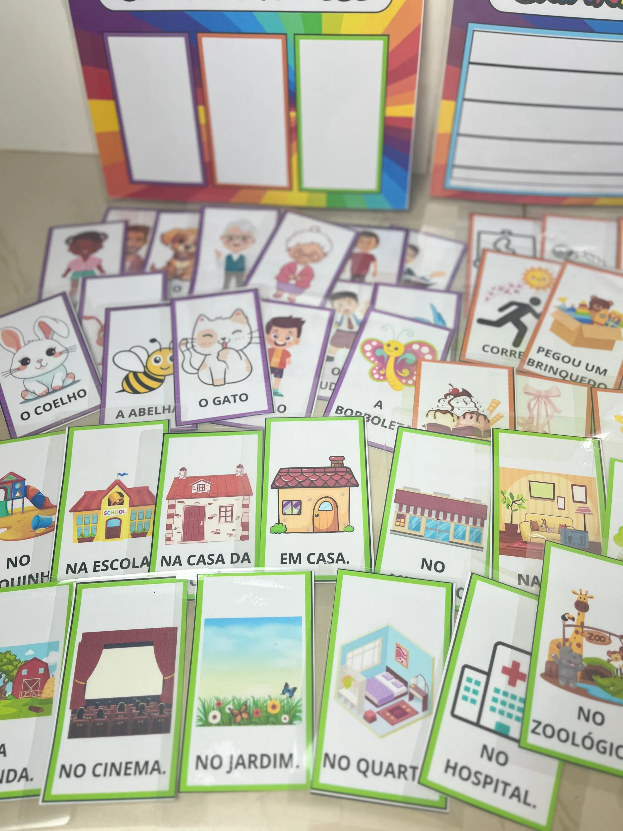 JOGO: Criando Frases - Vamos montar frases? — amostra 3: Objetivo: Estimular a construção de frases completas de forma… JOGO: Criando Frases - Vamos montar frases? — amostra 3: Objetivo: Estimular a construção de frases completas de forma…