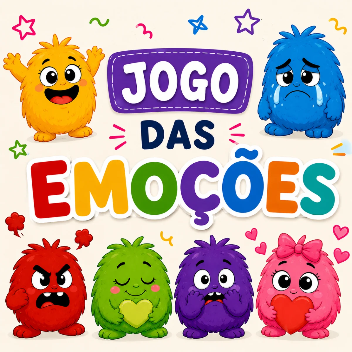 Jogo da Emoções - Educação SocioEmocional — capa do material