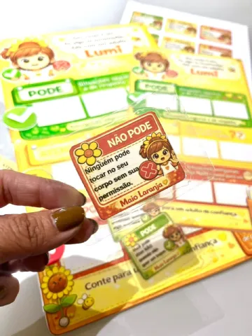 Jogo da LUMI - Pode/Não Pode/Atenção - Maio Laranja — amostra 1: ❤️O recurso que faltava para a criança APRENDER a se…