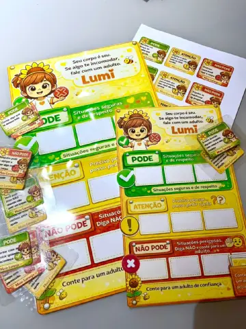 Jogo da LUMI - Pode/Não Pode/Atenção - Maio Laranja — amostra 4: ❤️O recurso que faltava para a criança APRENDER a se…