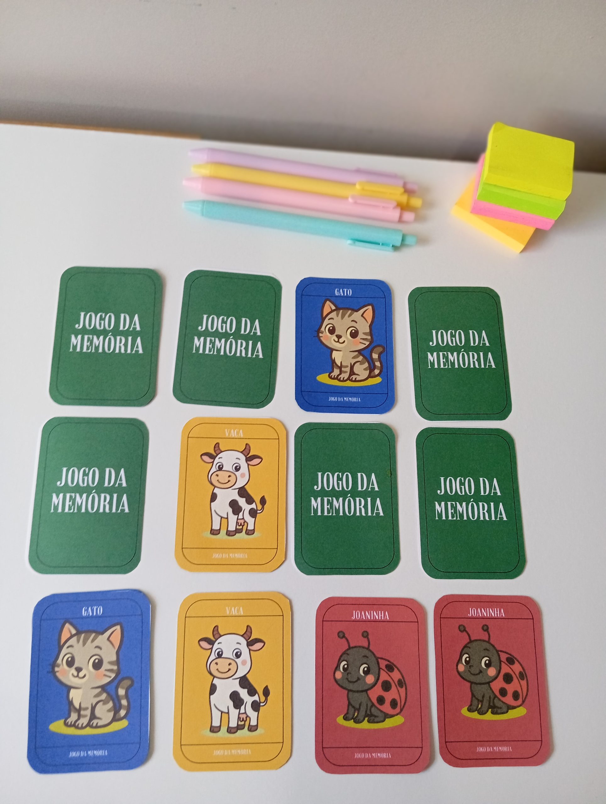Jogo da Memória – Animais – PDF para Imprimir | Educação Infantil e Anos Iniciais — Jogos pedagógicos para Educação…