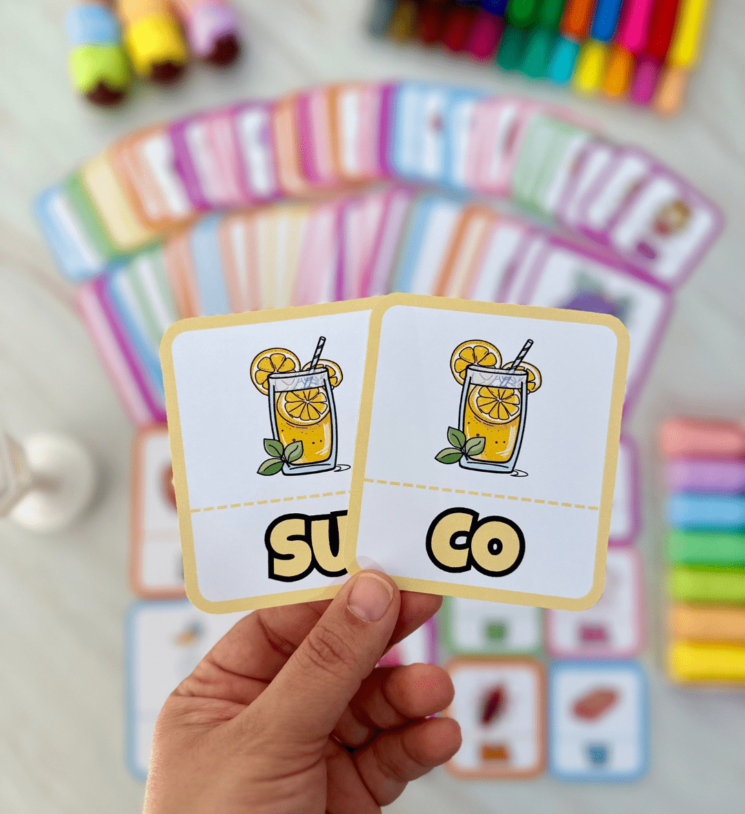 Jogo da Memória das Sílabas em PDF para Alfabetização — amostra 2: O que está incluído no material