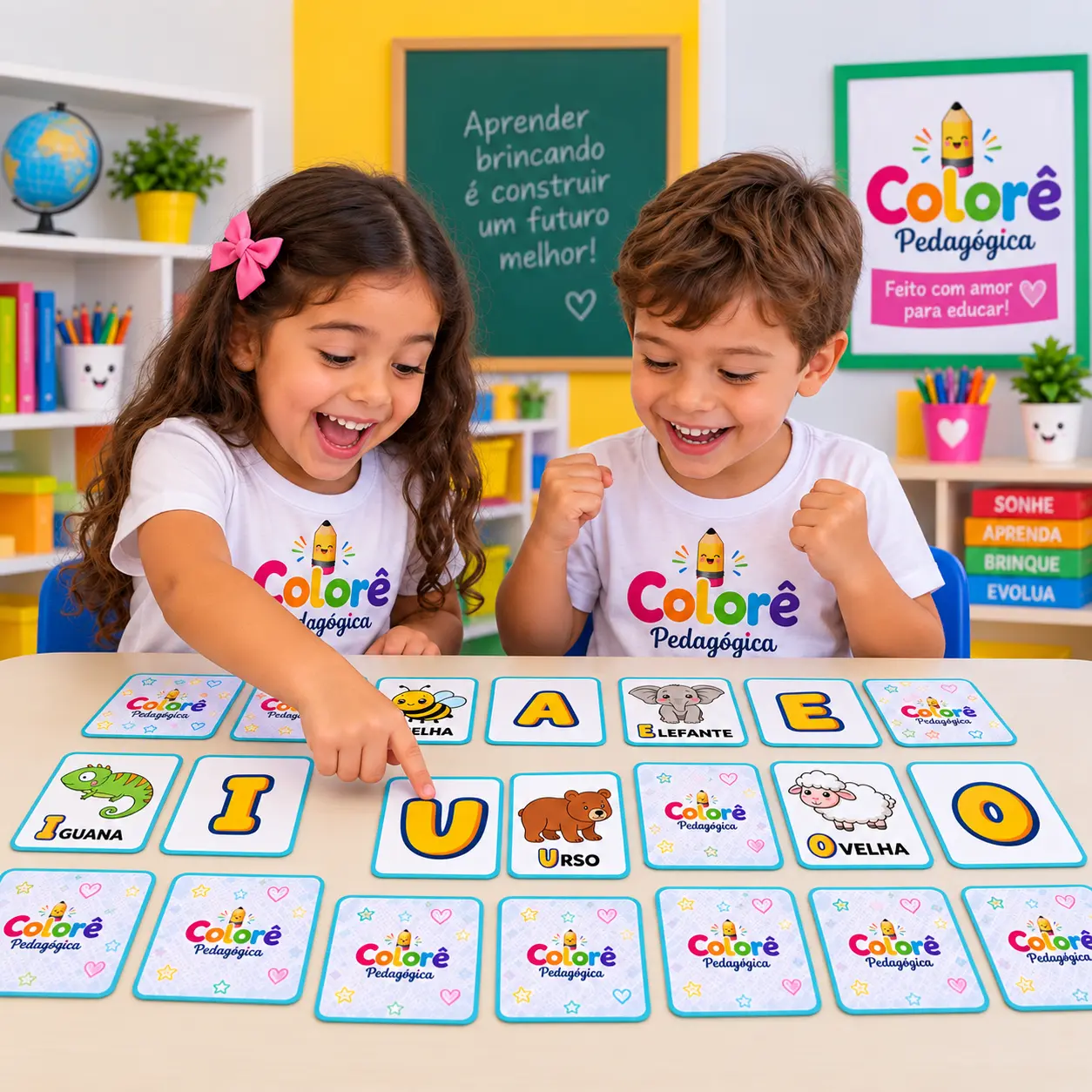 JOGO DA MEMÓRIA DAS VOGAIS PARA ALFABETIZAÇÃO. — Alfabetização para Educação Infantil: 🚨 Você precisa conhecer esta forma…