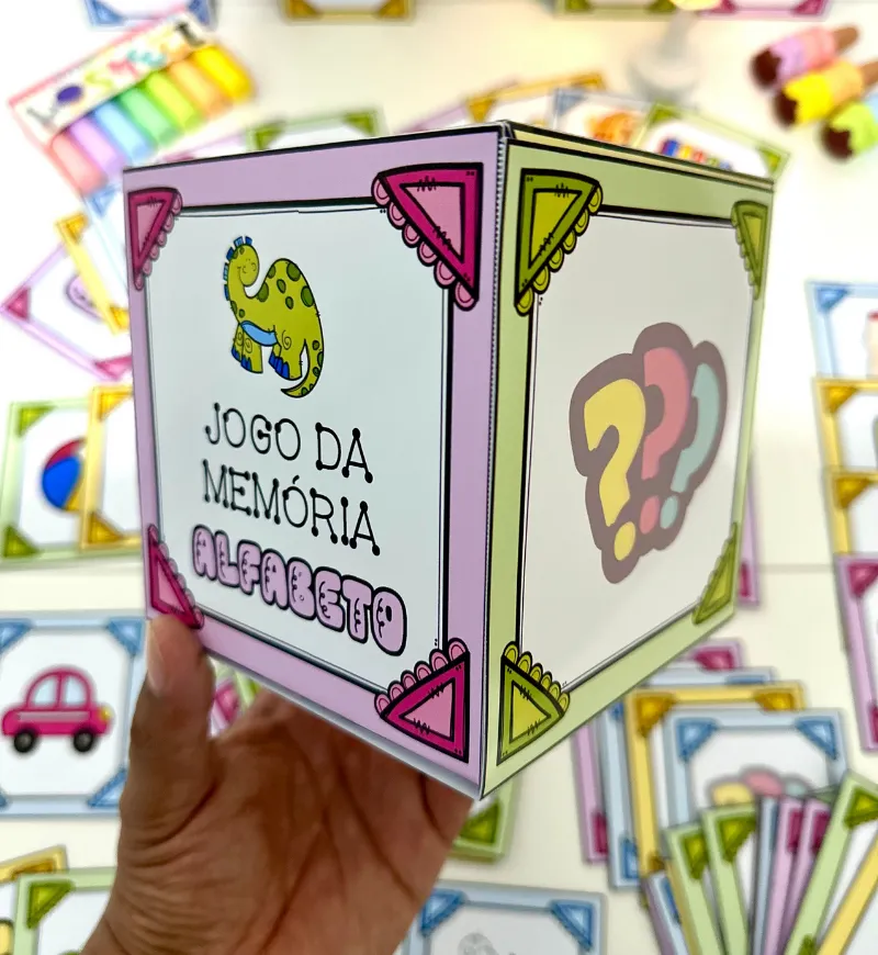 Jogo da Memória do Alfabeto em PDF com Fichas e Caixa — amostra 4: Para quem é indicado