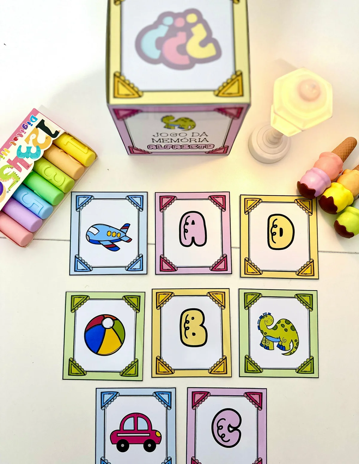 Jogo da Memória do Alfabeto – PDF para Imprimir — Alfabetização para Educação Infantil: Um recurso lúdico e educativo para…