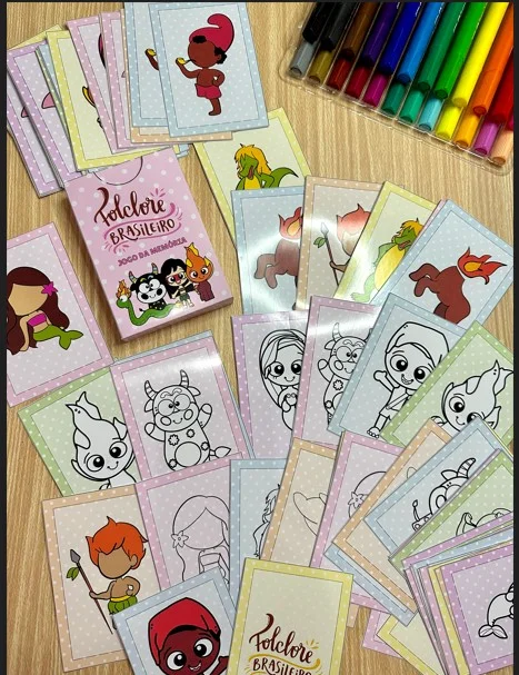 JOGO DA MEMÓRIA DO FOLCLORE - ENSINO FUNDAMENTAL E EDUCAÇÃO INFANTIL — amostra 1: O arquivo Jogo da Memória Folclore…