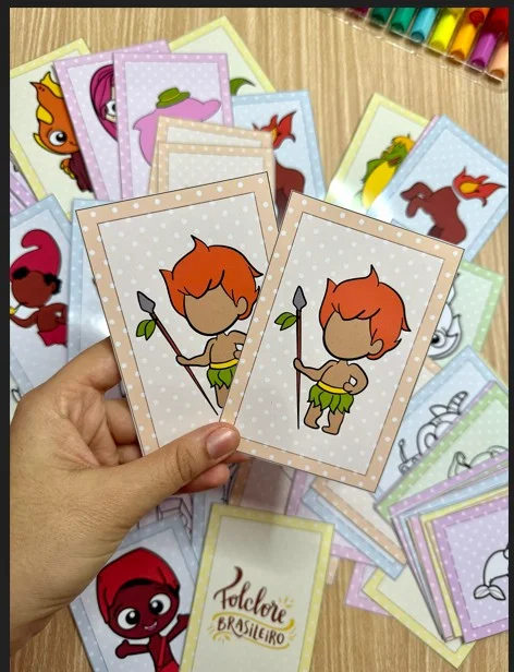 JOGO DA MEMÓRIA DO FOLCLORE - ENSINO FUNDAMENTAL E EDUCAÇÃO INFANTIL — amostra 4: O arquivo Jogo da Memória Folclore…