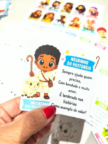 Jogo da Memória e Cards do Folclore Brasileiro — amostra 6: ✨ Os personagens foram criados em um estilo infantil…