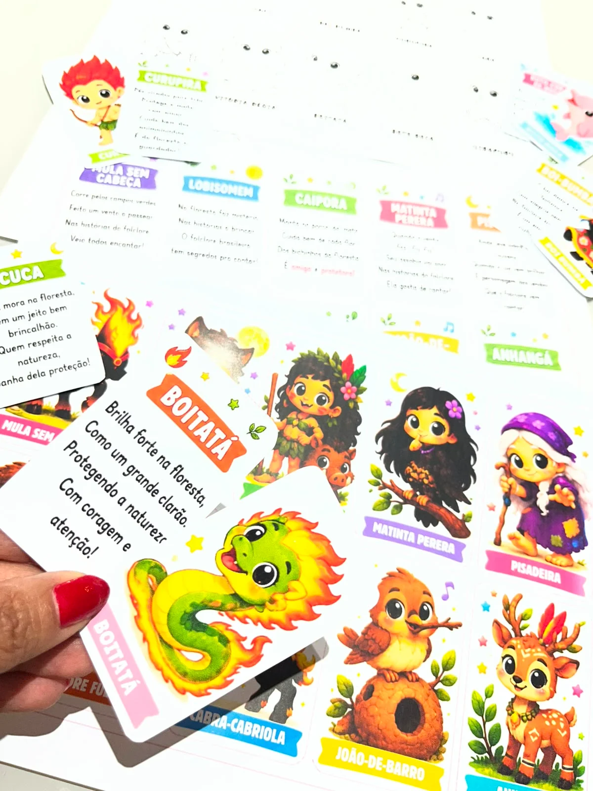 Jogo da Memória e Cards do Folclore Brasileiro — amostra 2: Jogo da Memória e Cards do Folclore Brasileiro Aprender sobre o… Jogo da Memória e Cards do Folclore Brasileiro — amostra 2: Jogo da Memória e Cards do Folclore Brasileiro Aprender sobre o…