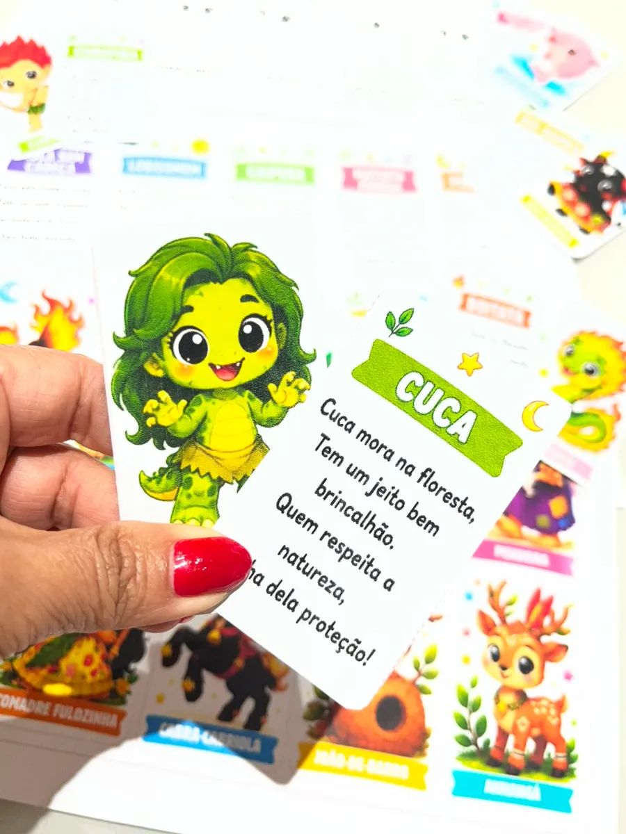 Jogo da Memória Folclore - Anos Iniciais — amostra 2: Transforme o estudo do Folclore Brasileiro em uma aventura cheia de…