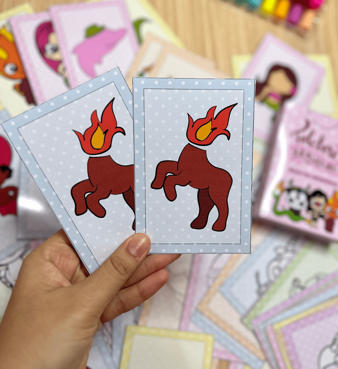 Jogo da Memória Folclore: PDF com 32 Fichas e Caixinha — amostra 5: Explore personagens do folclore brasileiro com um jogo…