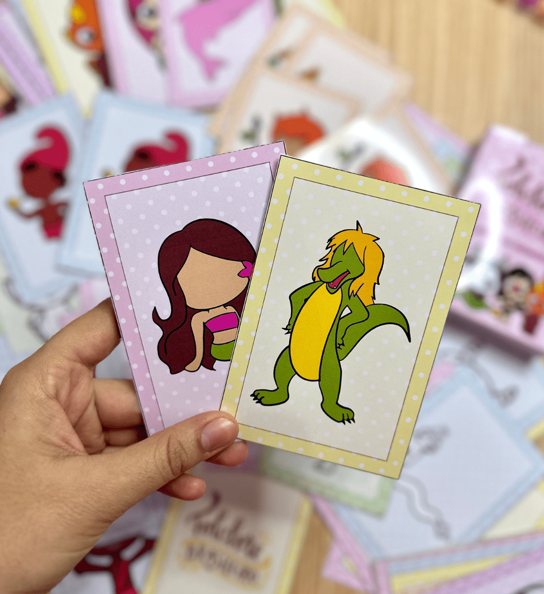 Jogo da Memória Folclore: PDF com 32 Fichas e Caixinha — amostra 7: Explore personagens do folclore brasileiro com um jogo…