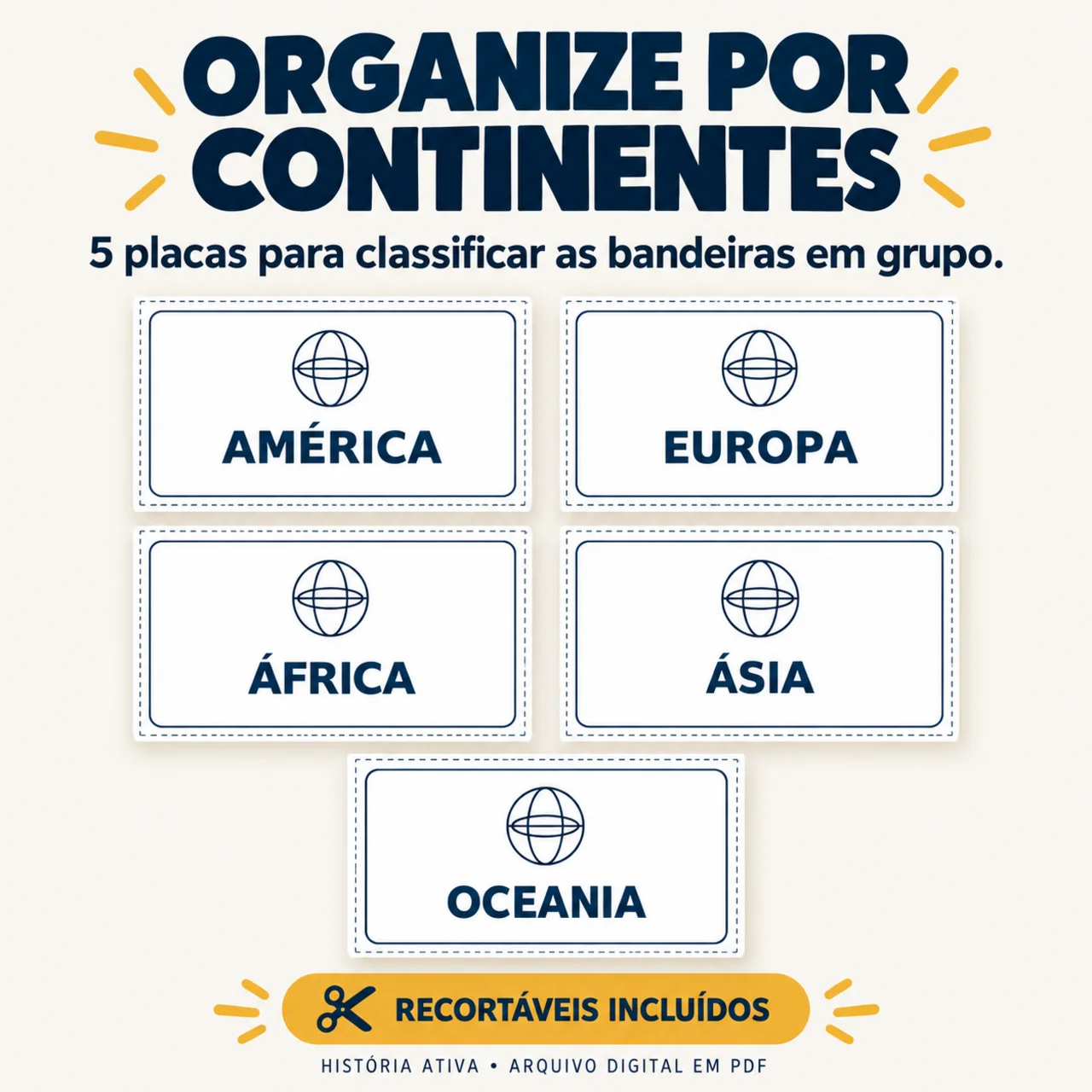Jogo da Memória Geográfico: 60 Cartas Grandes em PDF — amostra 2: 60 cartas de 8,5 × 8,5 cm para relacionar bandeiras,… Jogo da Memória Geográfico: 60 Cartas Grandes em PDF — amostra 2: 60 cartas de 8,5 × 8,5 cm para relacionar bandeiras,…