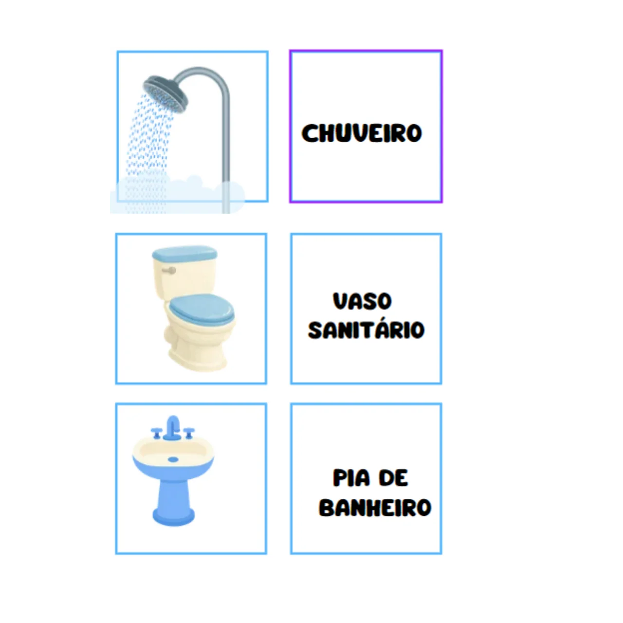 Jogo da Memória Minha Casa: Imagens e Palavras | Móveis e Ambientes — amostra 3: Como utilizar o recurso?