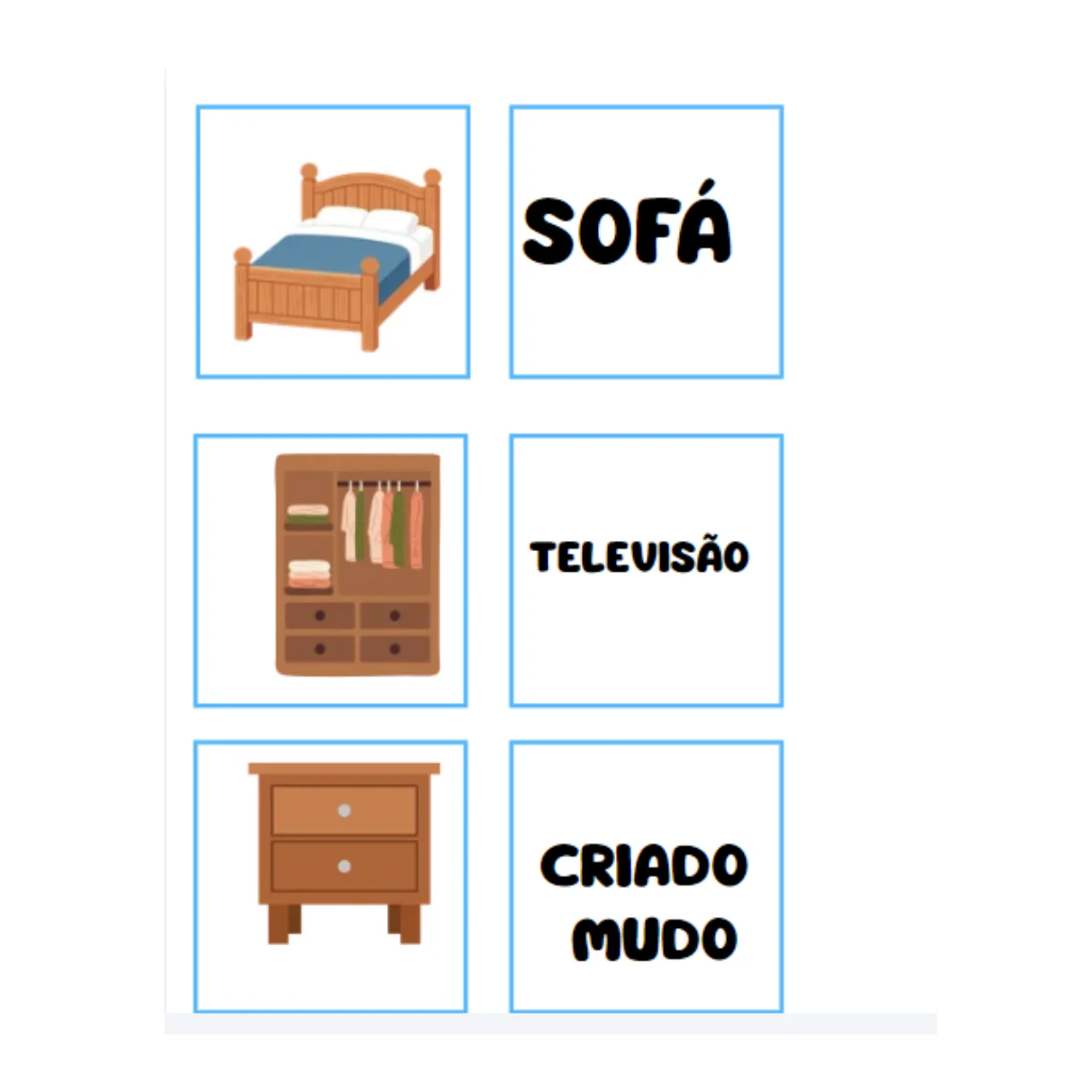 Jogo da Memória Minha Casa: Imagens e Palavras | Móveis e Ambientes — amostra 4: Para quem é indicado?