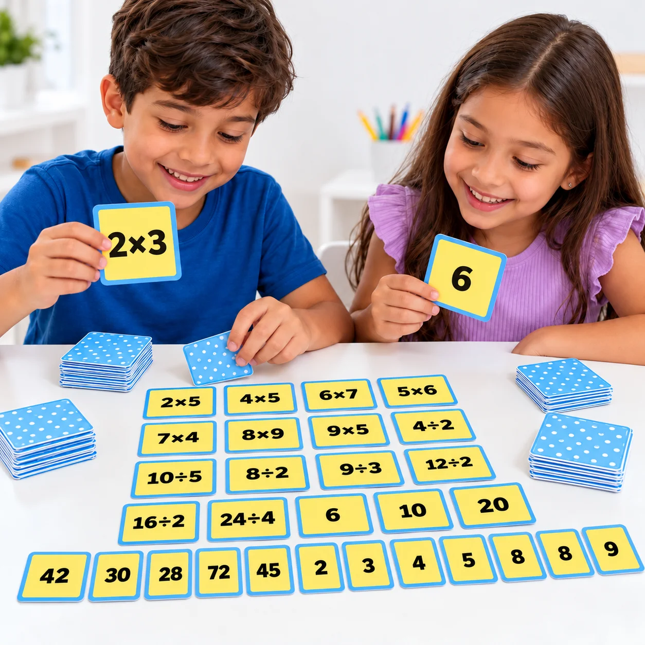 Jogo da Memória – Multiplicação e Divisão em PDF | Matemática — amostra 1: JOGO DA MEMÓRIA – MULTIPLICAÇÃO E DIVISÃO