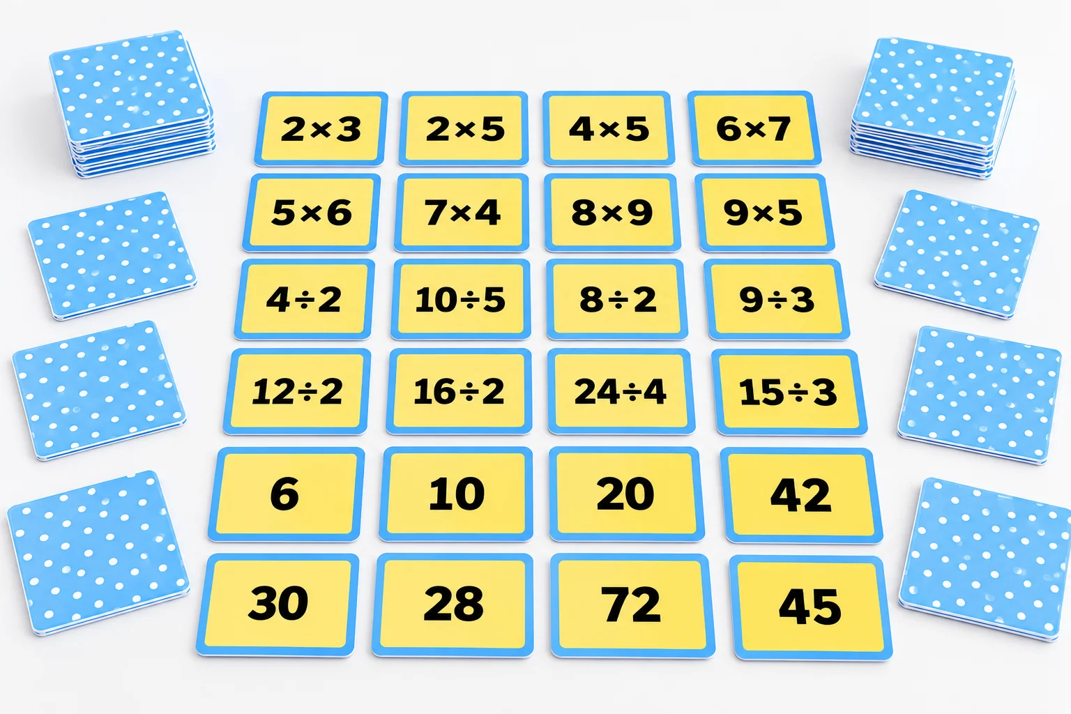 Jogo da Memória – Multiplicação e Divisão em PDF | Matemática — amostra 2: 📦 O QUE VOCÊ RECEBE?