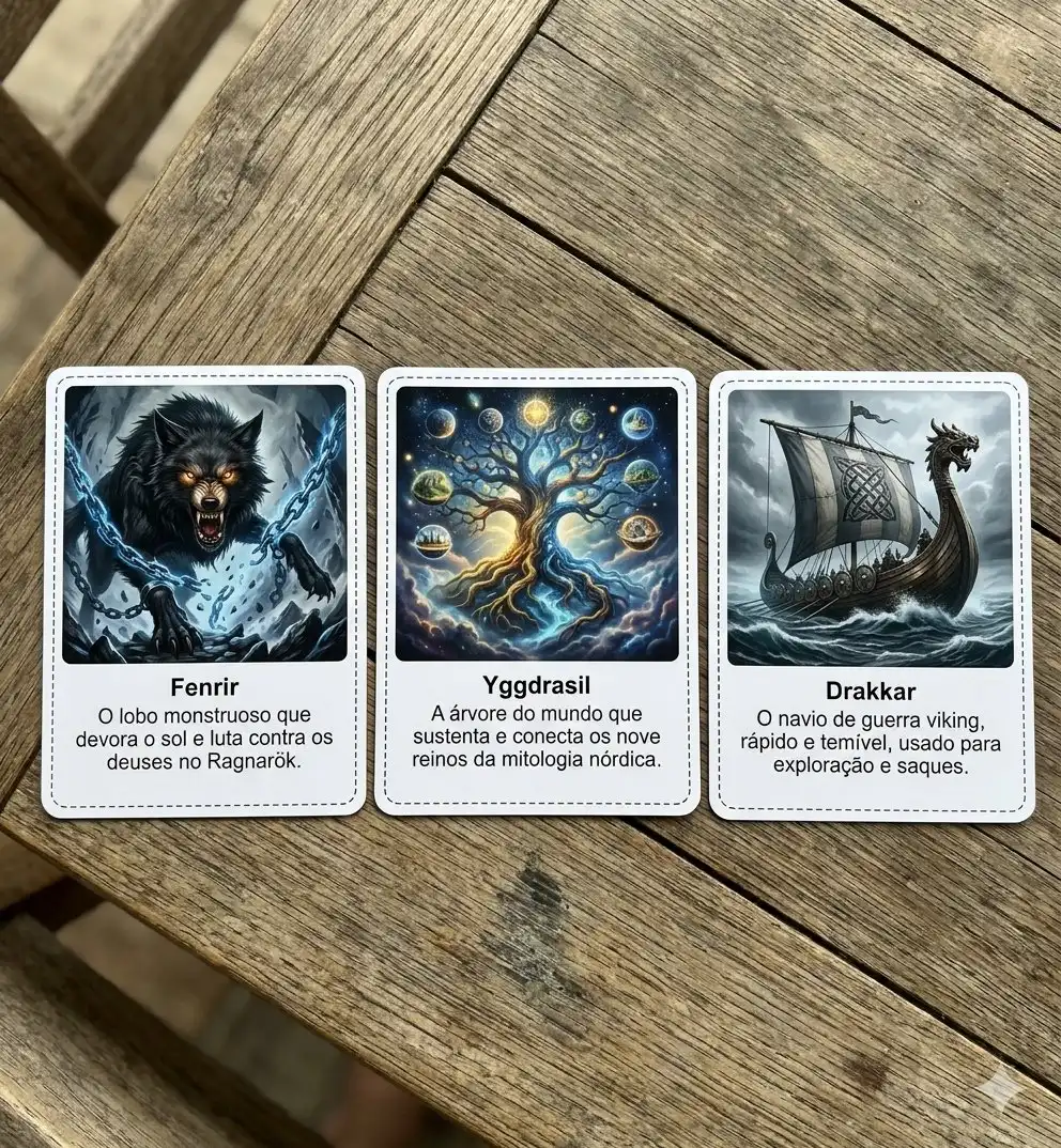 Jogo da Memória VIKINGS com 36 cartas é perfeito para revisões. — amostra 2: J ogo da Memória: Vikings e Mitologia… Jogo da Memória VIKINGS com 36 cartas é perfeito para revisões. — amostra 2: J ogo da Memória: Vikings e Mitologia…