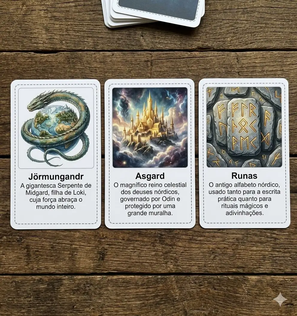 Jogo da Memória VIKINGS com 36 cartas é perfeito para revisões. — amostra 3: J ogo da Memória: Vikings e Mitologia… Jogo da Memória VIKINGS com 36 cartas é perfeito para revisões. — amostra 3: J ogo da Memória: Vikings e Mitologia…