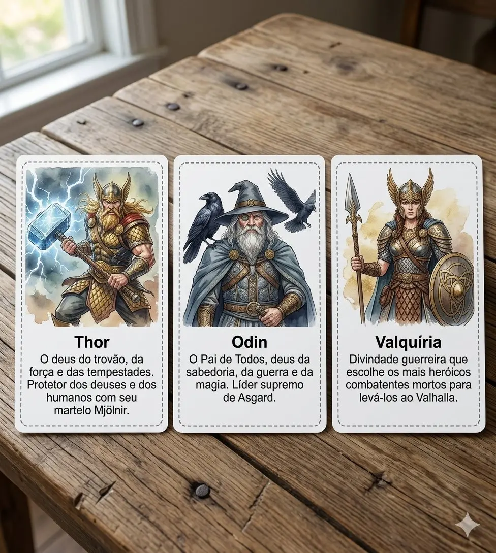 Jogo da Memória VIKINGS com 36 cartas é perfeito para revisões. — capa do material