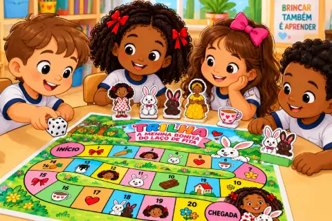 Jogo da Trilha A Menina Bonita do Laço de Fita _ Infantil — amostra 2: Jogo da Trilha – A Menina Bonita do Laço de Fita |…