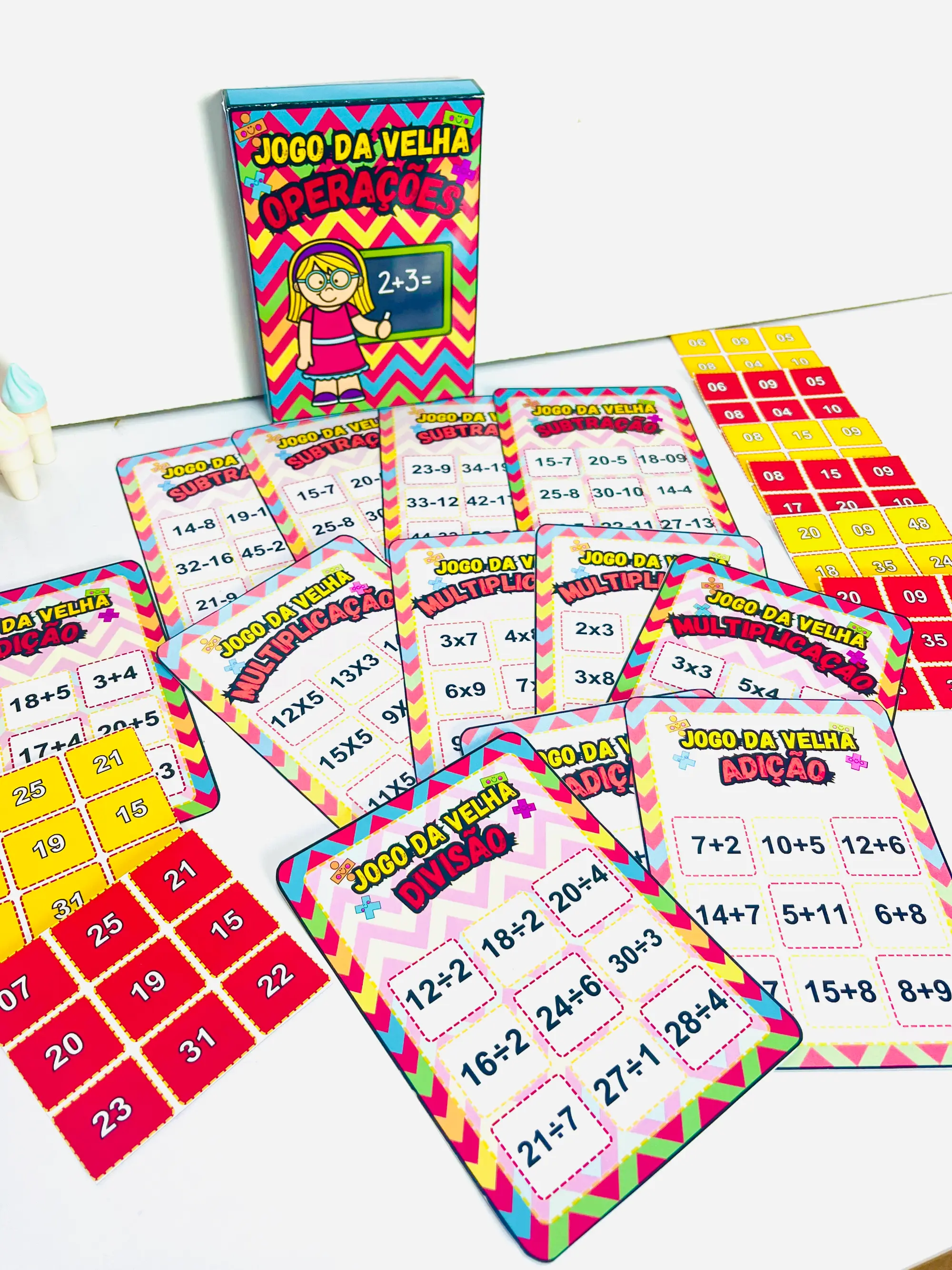 JOGO DA VELHA DAS OPERAÇÕES – MATEMÁTICA COM DIVERSÃO! ANOS INICIAIS — amostra 4: Transforme suas aulas de Matemática em…